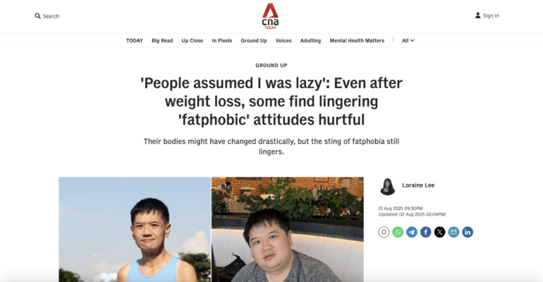 Their bodies might have changed drastically, but the sting of fatphobia still lingers